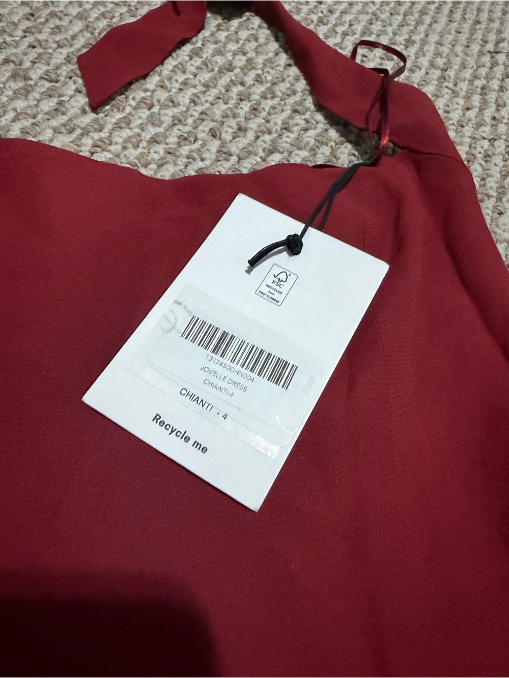 Reformation jovelle dress Chianti - Picture 6 of 8